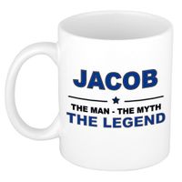 Jacob The man, The myth the legend cadeau koffie mok / thee beker 300 ml