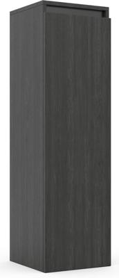 Saqu Gaia halfhoge kast rechts 35x34x120cm gebrand zwart