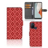 OnePlus Nord N100 Telefoon Hoesje Batik Rood