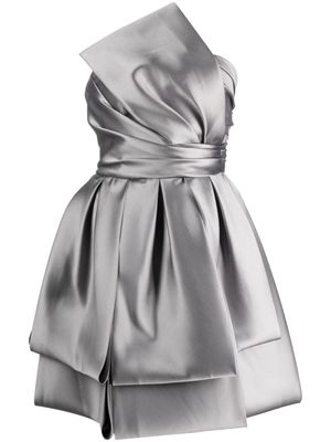 Alberta Ferretti Off-shoulder mini-jurk - Grijs Alberta Ferretti Off-shoulder mini-jurk - Grijs
