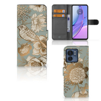 Hoesje voor Motorola Edge 40 Vintage Bird Flowers - thumbnail