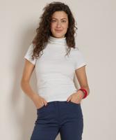 basic top met korte mouw en col