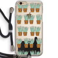 Sansevieria: iPhone 6 / 6S Transparant Hoesje met koord