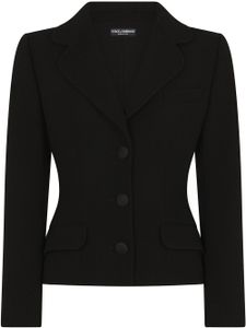 Dolce & Gabbana veste Dolce cintrée - Noir