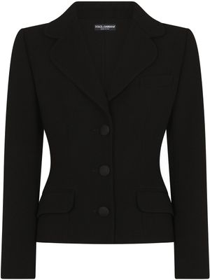 Dolce & Gabbana veste Dolce cintrée - Noir