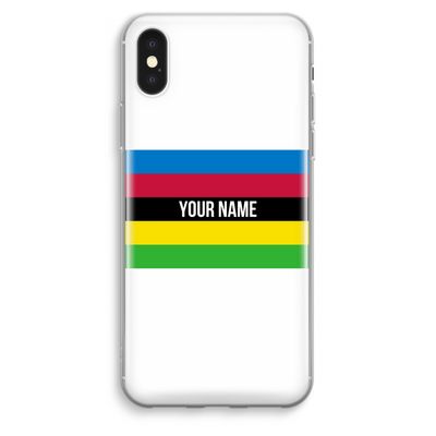 WK Wielrennen: iPhone XS Max Transparant Hoesje WK Wielrennen: iPhone XS Max Transparant Hoesje