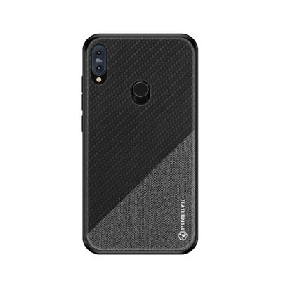 PINWUYO eert serie schokbestendige PC + TPU beschermhoes voor ASUS Zenfone Max Pro (m2) ZB631KL (zwart)