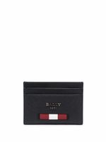 Bally porte-cartes Bhar.My en cuir - Noir