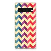 Google Pixel 6 Pro | TPU bumper | Zigzag Multi Color