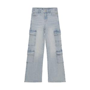 Indian Blue Jeans Winter cargo jeansbroek meisjes - blauw - wide fit
