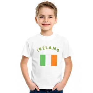 Kinder shirts met vlag van Ierland