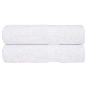 VidaXL Douchehanddoeken 2 st 70x140 cm 360 g/m² 100% katoen wit