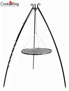 CookKing: Tripod Black Steel - Ø50cm (Hoog)