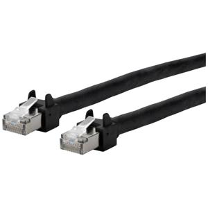 Metz Connect 13084F5000-E RJ45 Netwerkkabel, patchkabel CAT 5e S/UTP 5.00 m Zwart Geschikt voor sleepketting, PUR-mantel, UV-bestendig 1 stuk(s)