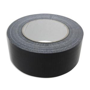 Ducttape rol - zwart - 50 meter - 50 mm breed - tape - taperol - Olie- en waterbestendig