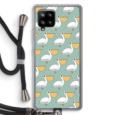 Pelican: Samsung Galaxy A42 5G Transparant Hoesje met koord