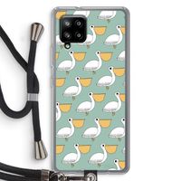 Pelican: Samsung Galaxy A42 5G Transparant Hoesje met koord