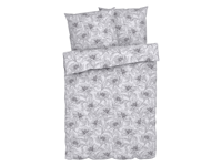 LIVARNO home Dekbedovertrek 240 x 220 cm (Wit/grijs)