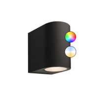 GARDEN LIGHTS GILVUS ZWART BUITENWANDLAMP PLUS (SMART)