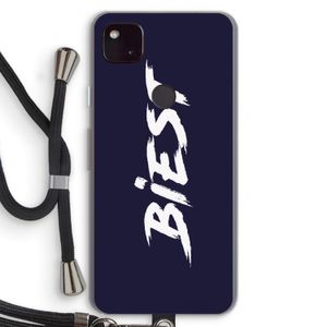 Biest: Pixel 4a 5G Transparant Hoesje met koord