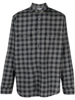 Junya Watanabe MAN chemise en coton à carreaux - Noir