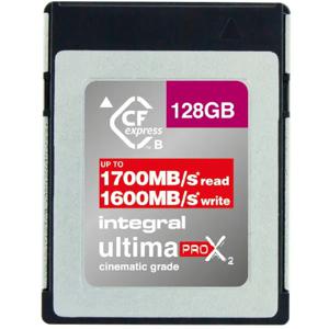 Integral UltimaPro X2 CFexpress 128GB Type-B 1700/1600MB/s (800MB SWS)