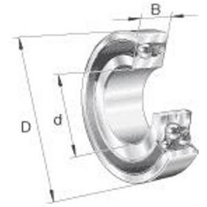 FAG 2303-2RS-TVH Pendelkogellager Boordiameter 17 mm Buitendiameter 47 mm Toerental (max.) 11000 omw/min