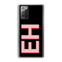 Monogram: Samsung Galaxy Note 20 / Note 20 5G Transparant Hoesje