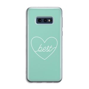 Best heart pastel: Samsung Galaxy S10e Transparant Hoesje