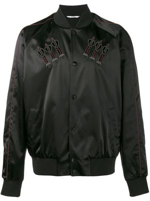 Valentino Garavani veste bomber Love Blade - Noir