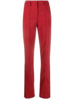 Patrizia Pepe pantalon de tailleur Essential en crêpe - Rouge