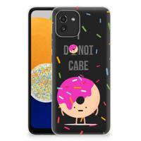 Samsung Galaxy A03 | Siliconen Case | Donut Roze