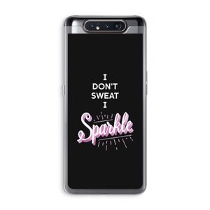 Sparkle quote: Samsung Galaxy A80 Transparant Hoesje