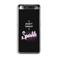 Sparkle quote: Samsung Galaxy A80 Transparant Hoesje