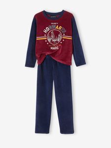 Fluwelen jongenspyjama Harry Potter® marineblauw, bordeaux