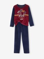 Fluwelen jongenspyjama Harry Potter® marineblauw, bordeaux - thumbnail