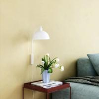 Witte wandlamp met opaalglas schakelaar & E14 fitting Nordlux Ellen