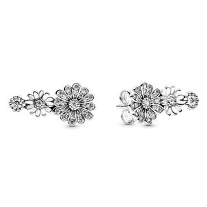 Pandora 298876C01 Oorbellen zilver Sparkling Daisy Flower Trio