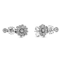 Pandora 298876C01 Oorbellen zilver Sparkling Daisy Flower Trio - thumbnail