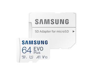 Samsung EVO Plus MicroSDXC Geheugenkaart met Adapter MB-MC64KA/EU - 64GB