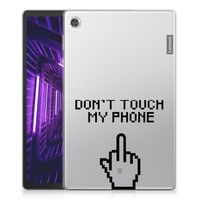 Lenovo Tab M10 Plus Print Case Finger Don't Touch My Phone - thumbnail