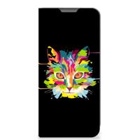 OPPO A77 5G | A57 5G Magnet Case Cat Color