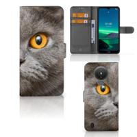 Telefoonhoesje | Met pasjeshouder | Nokia 1.4 Britse Korthaar