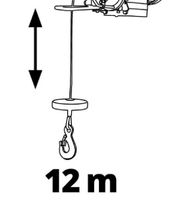 Einhell 2255130 Elektrische kabeltakel Draagkracht (met keerschijf) 250 kg Draagkracht (zonder keerschijf) 125 kg - thumbnail