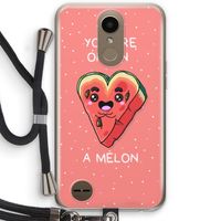 One In A Melon: LG K10 (2017) Transparant Hoesje met koord