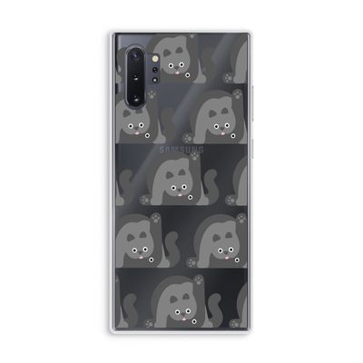 Cats: Samsung Galaxy Note 10 Plus Transparant Hoesje