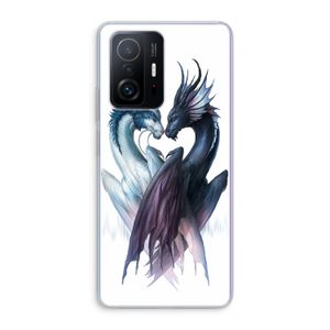Yin Yang Dragons: Xiaomi 11T Transparant Hoesje
