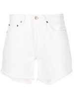 AGOLDE short en jean Parker à taille haute - Blanc