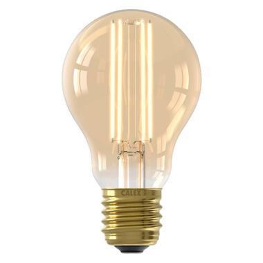 LED standaardlamp - goudkleur - E27 - 7.5W - Leen Bakker