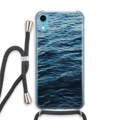Oceaan: iPhone XR Transparant Hoesje met koord